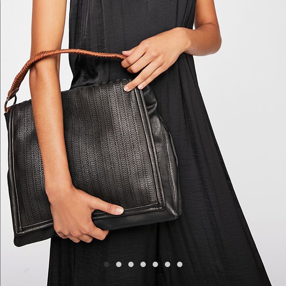 Free People Golden Valley Vegan Messenger Bag
